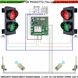 Stagno-Impianto-Semafori-luci-Rossa-Verde-Comando-Radio-Traffico-Garage-Lavaggio-Parcheggi-220V-IP65