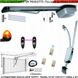 Kit-Automazione-Porta-Basculante-Motore-220-24V-Traina-70-Kg-Installazione-Soffitto-Binario-3-Metri